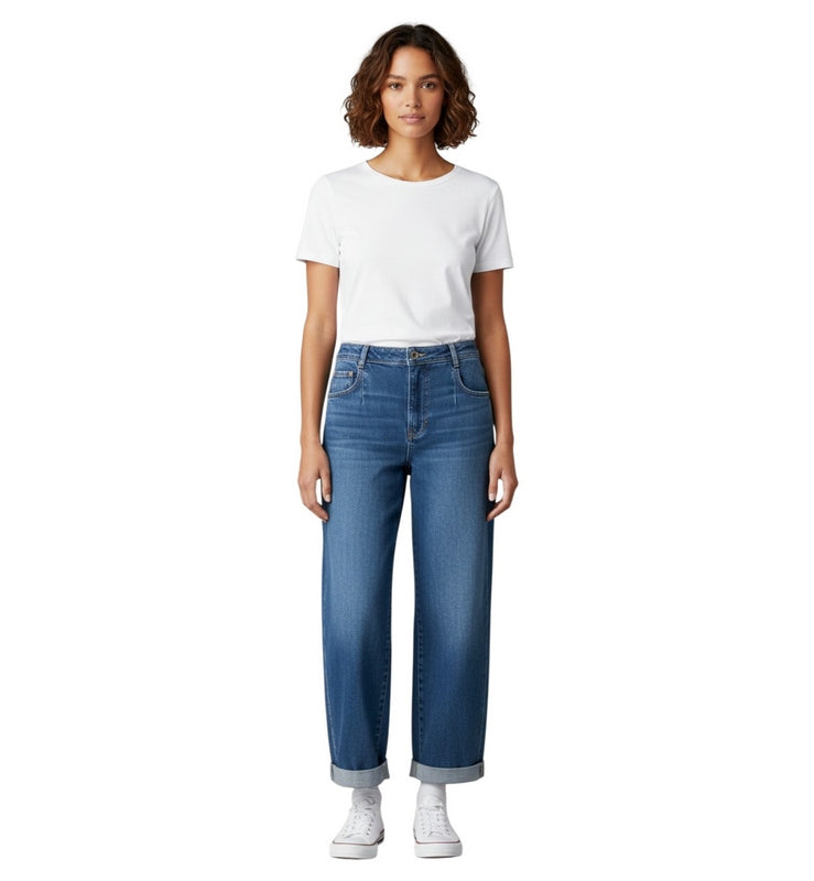 Mos Mosh Clothing Sandie Comfort Jeans Blue 180980 model