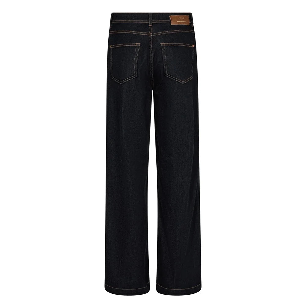 Mos Mosh Dara Deluxe Jeans in Dark Blue rear