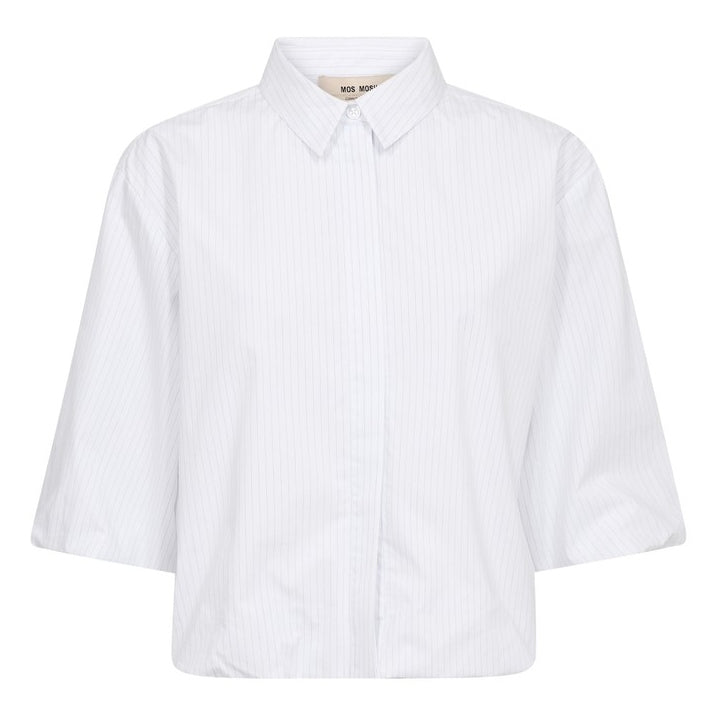 Mos Mosh Maxime Nylah Shirt Bright White 181930-109 front