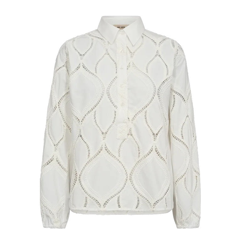 Mos Mosh Nolin Caminno Shirt in Ecru front