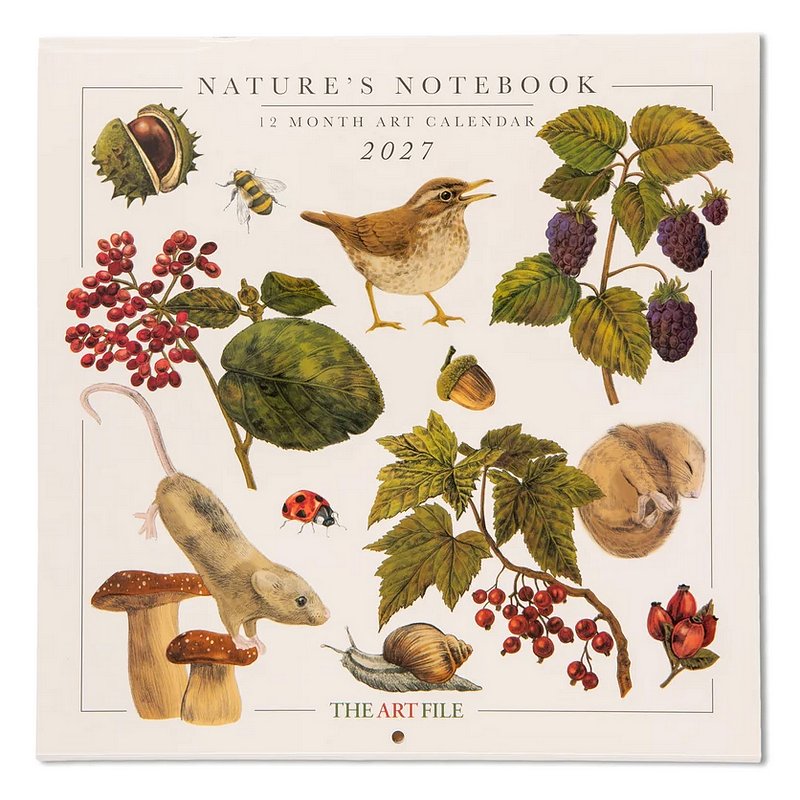 Nature's Notebook Wall Calendar 2027 CAL20 front