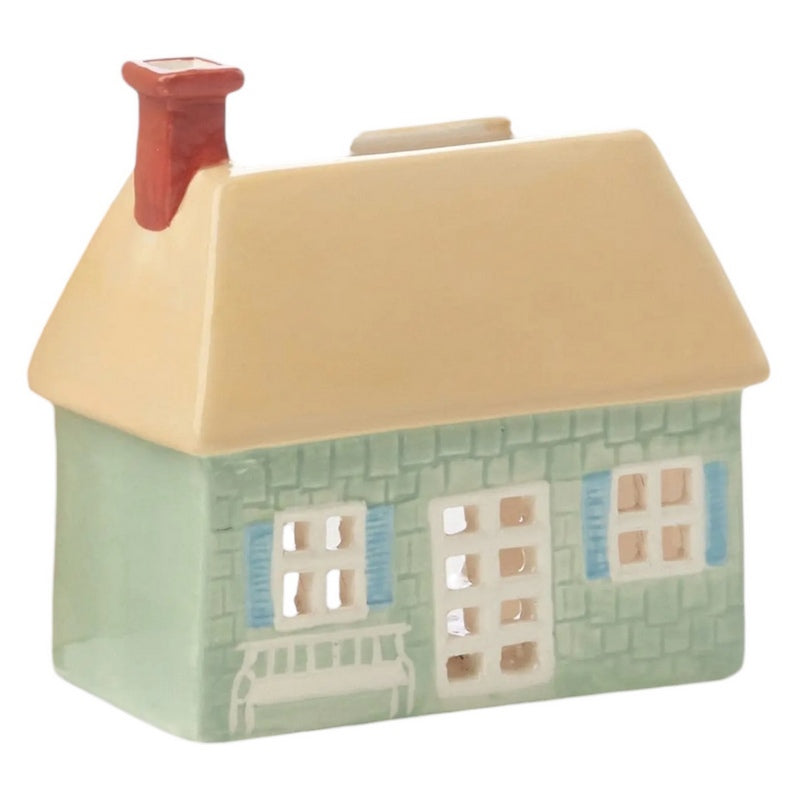 No 4 Country Cottage Style Incense & Tea Light Holder front