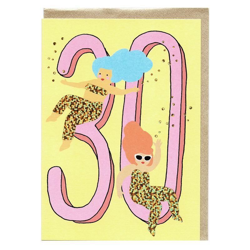Noi Publishing Age 30 Divas Birthday Card BD004 front