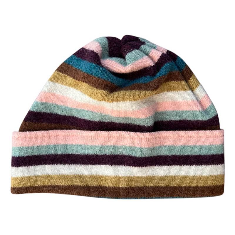 Old School Beauly Knitwear Highland Haze Hat flat front