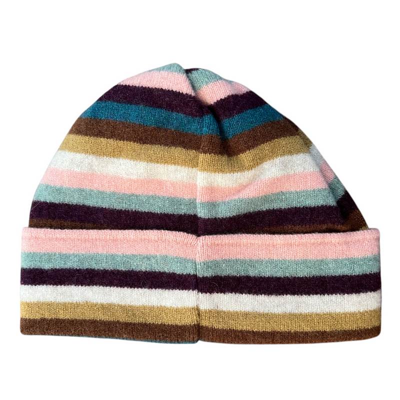 Old School Beauly Knitwear Highland Haze Hat flat rear