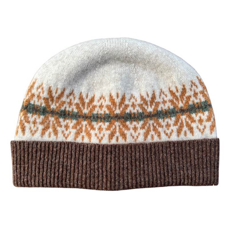 Old School Beauly Knitwear North Coast Hat flat rear