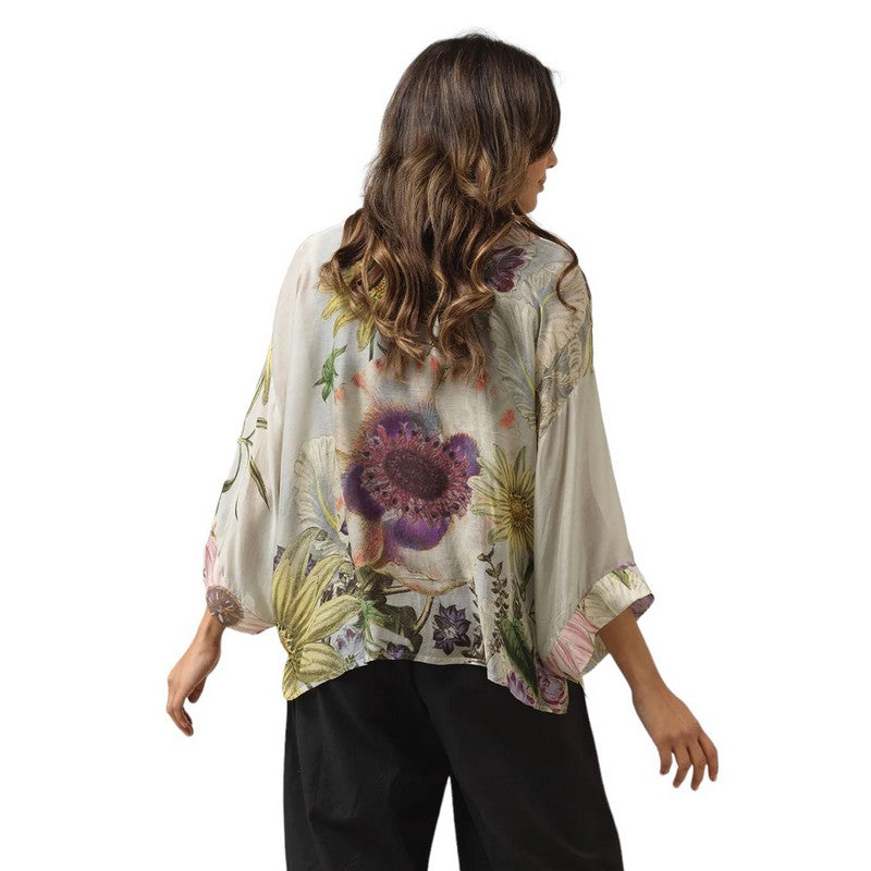 One Hundred Stars Kimono Daisy Stone KIMDAISTON on model rear