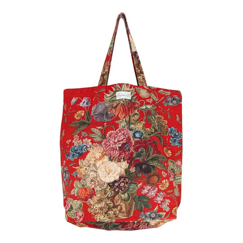 One Hundred Stars Primula Berry Canvas Bag front
