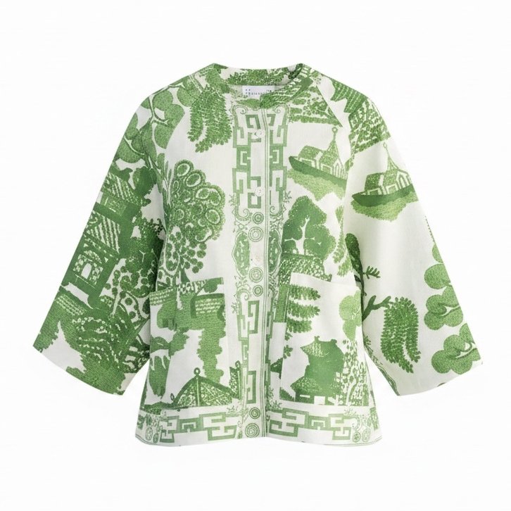 One Hundred Stars Summer Jacket Giant Willow Green front