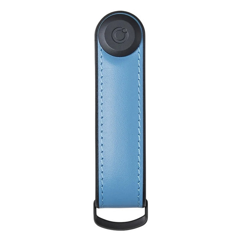 Orbitkey Key Organiser Hybrid Leather in Lake Blue front