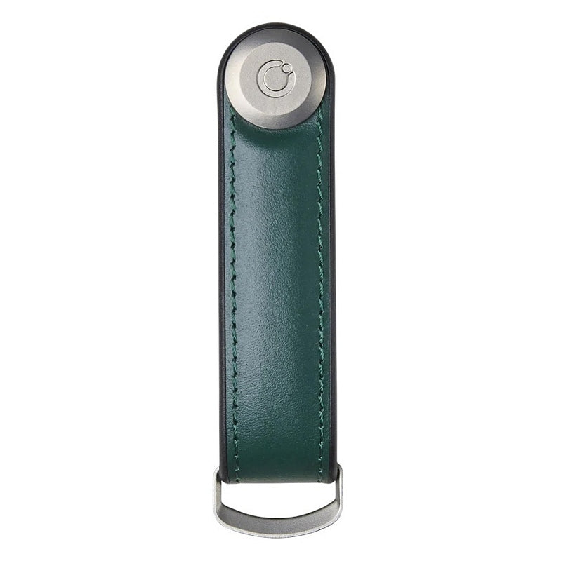 Orbitkey Key Organiser Hybrid Leather in Pine Green front