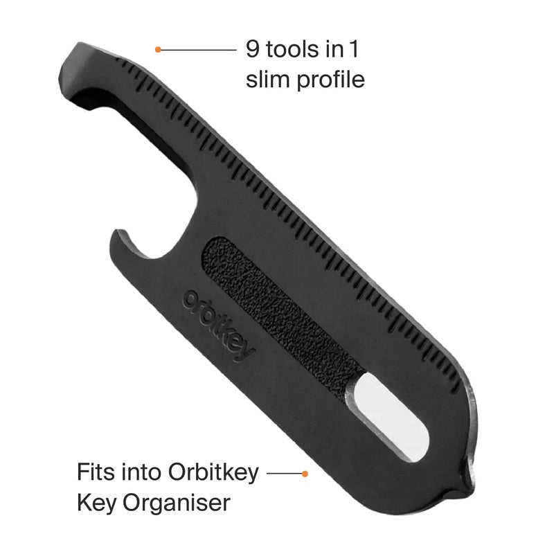 Orbitkey Multi-Tool Black AMTB-BLK-102 details