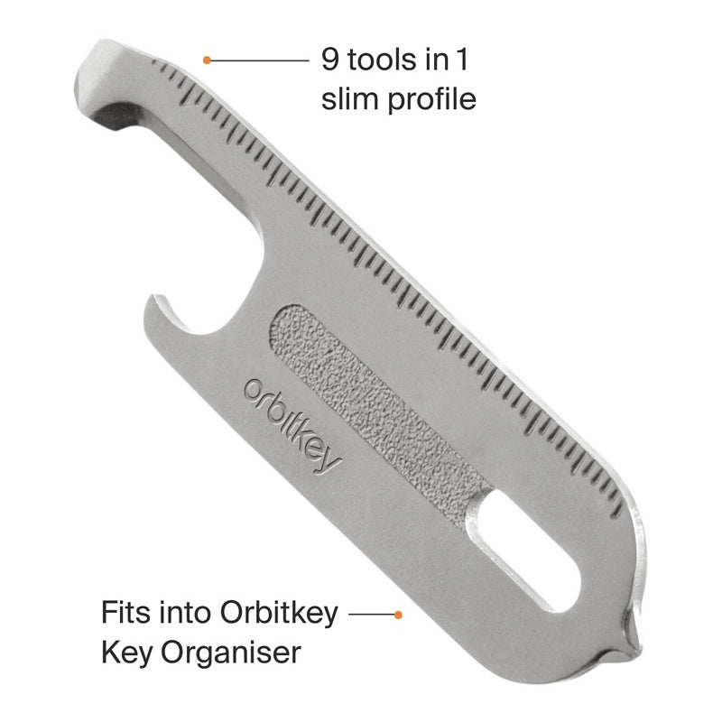Orbitkey Multi-Tool Silver AMTB-SLV-102 details