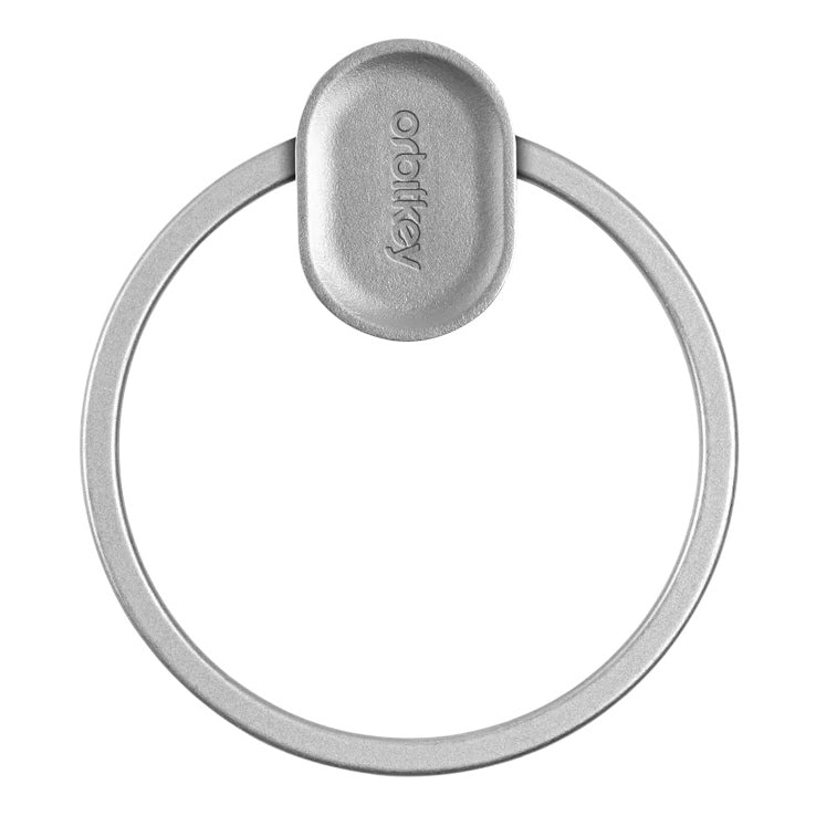 Orbitkey Quick Release Ring in Silver closed