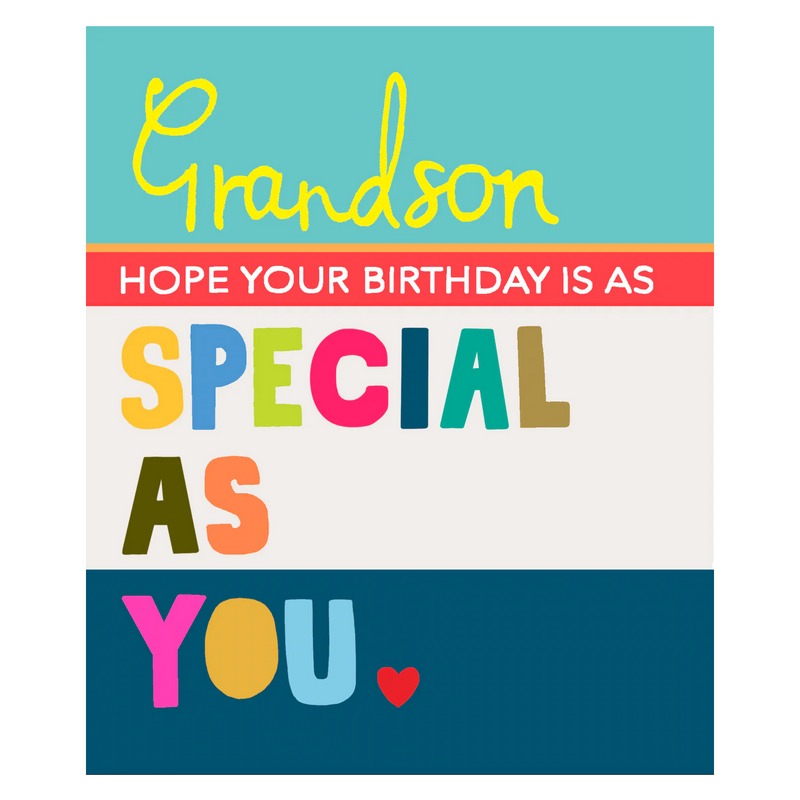 Paper Salad Publishing Grandson Hope Your Birthday Is As Special As You HD2424 front