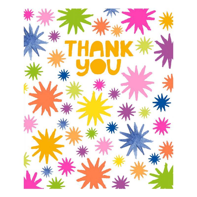 Paper Salad Publishing Thank You Starbursts Card HD24146 front