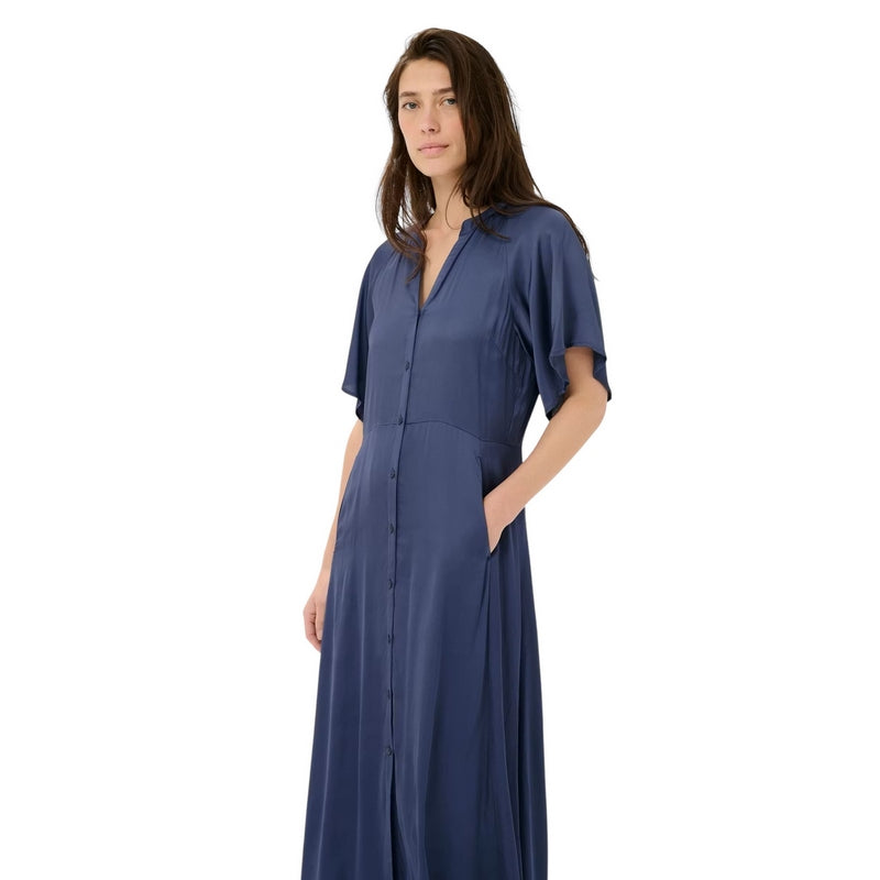 Alaja Dress in Blue Indigo