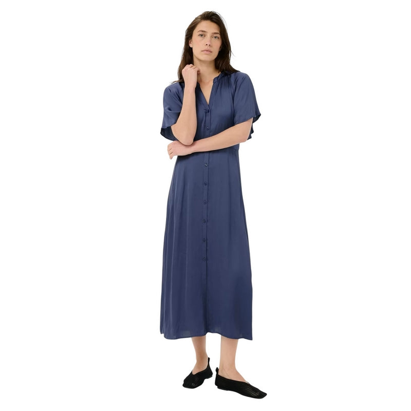 Alaja Dress in Blue Indigo
