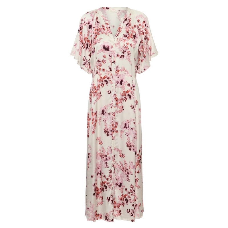 Part Two Clothing Alaja Dress Pink Shadow Flower Print front