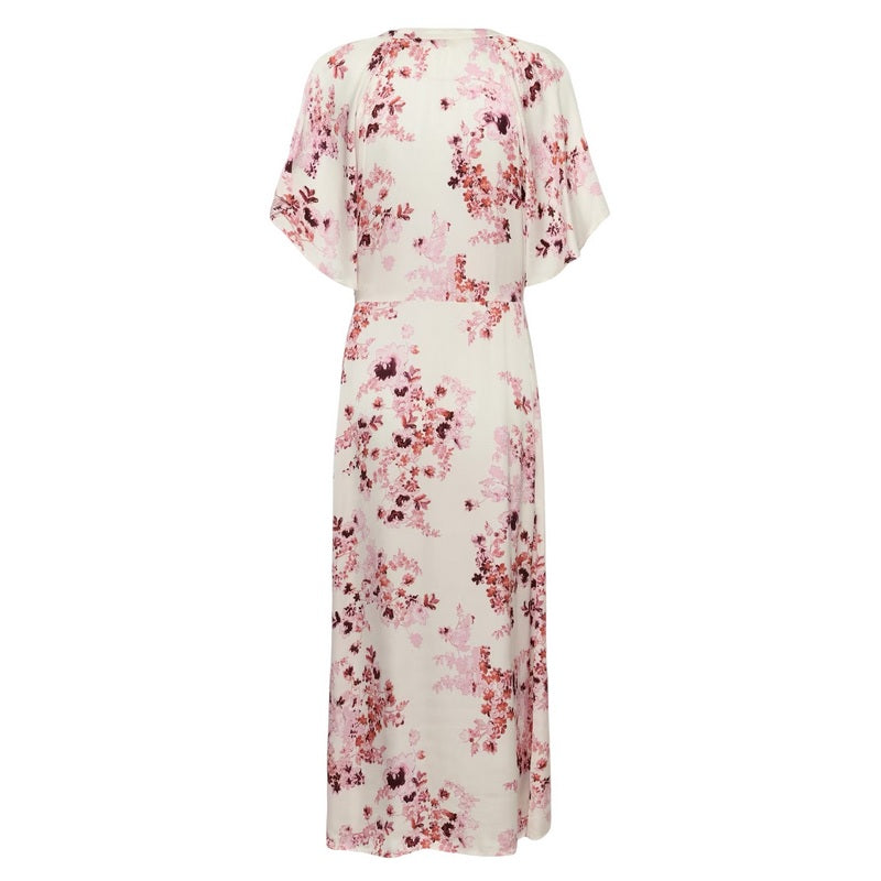 Part Two Clothing Alaja Dress Pink Shadow Flower Print rear