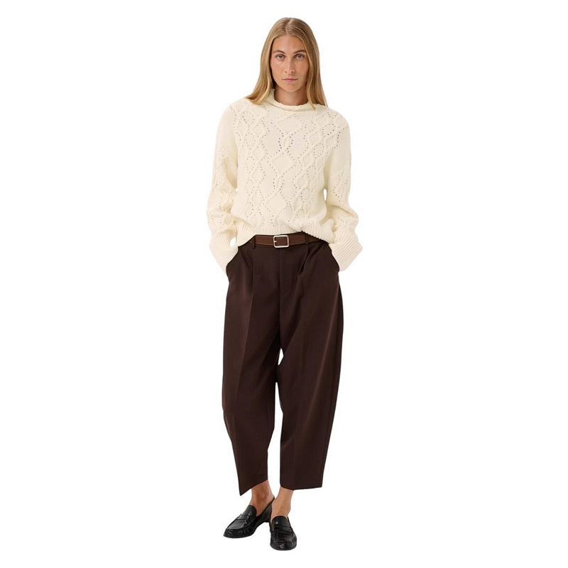 Part Two Clothing Charnel Pullover in Whitecap Grey on model main