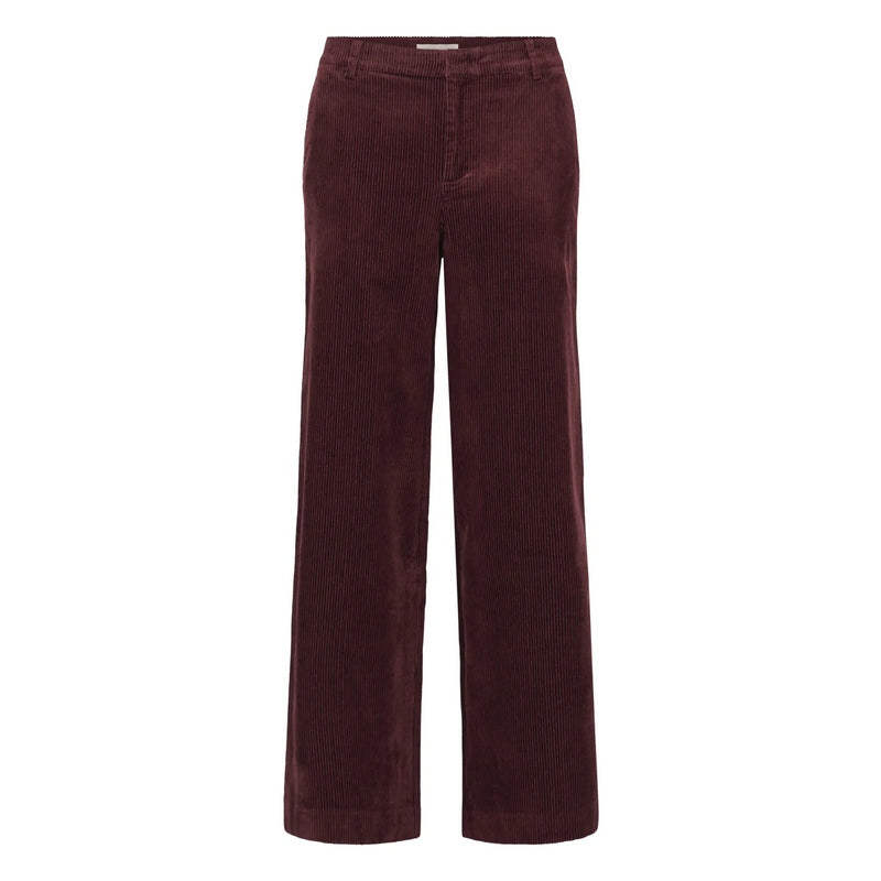 Part Two Clothing Clarissi Cord Trousers Tawny Port front