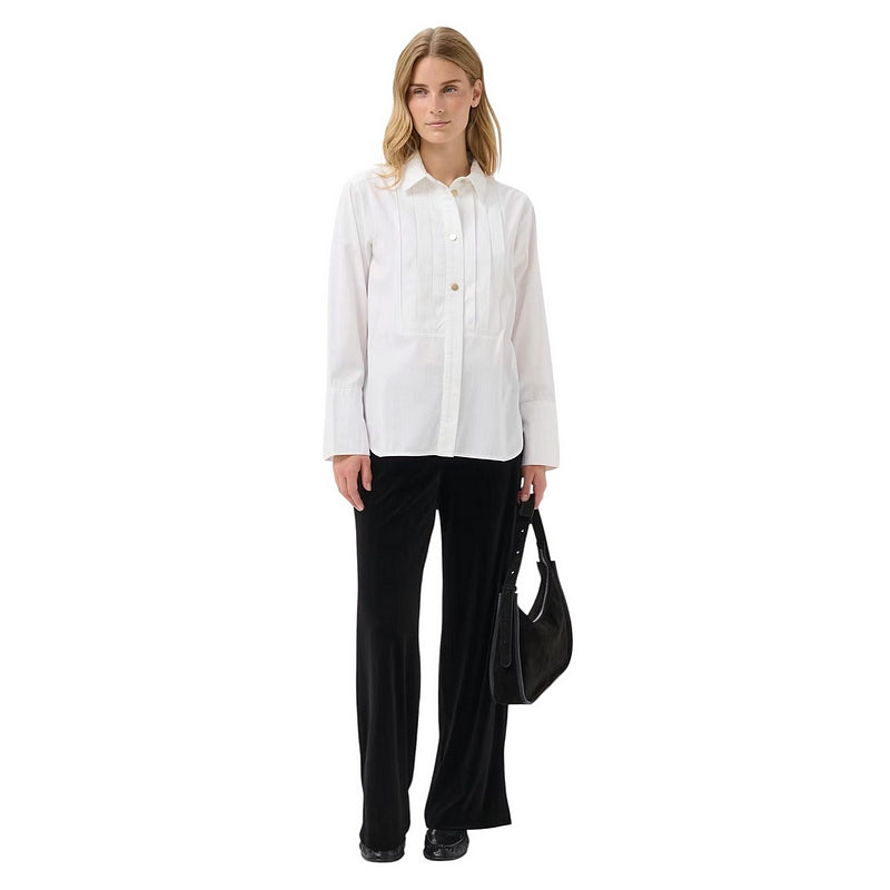 Part Two Clothing Dhanyo Velvet Trousers Black on model main