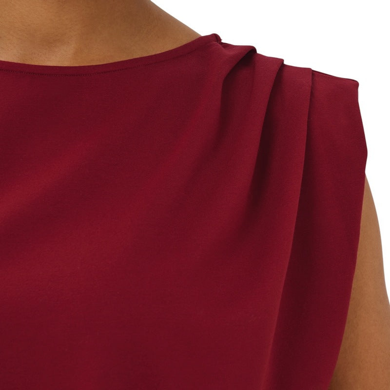 Part Two Clothing Divya T-Shirt Biking Red 30310980-191650 on model shoulder detail