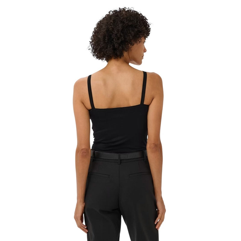 Part Two Clothing Hydda Vest Top in Black on model rear
