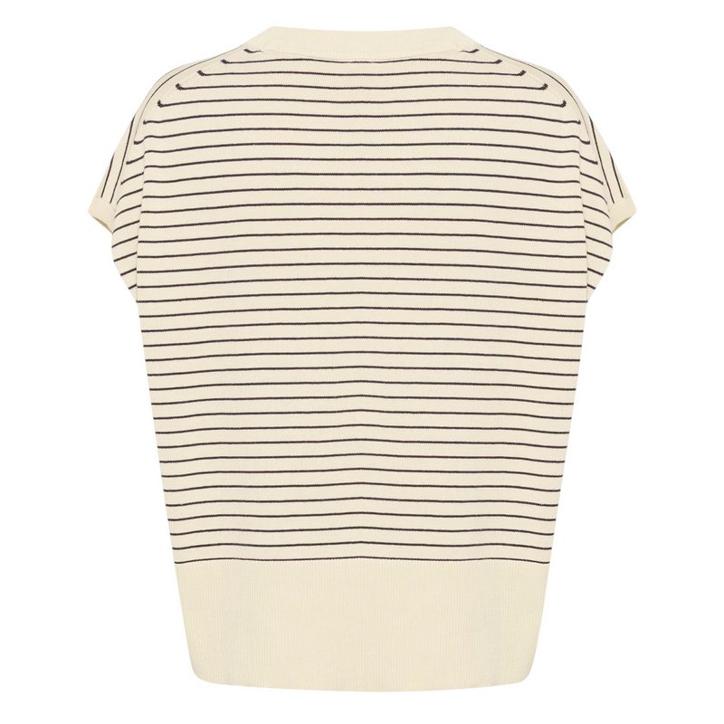 Part Two Clothing Nataya Pullover Whitecap Grey Stripe rear