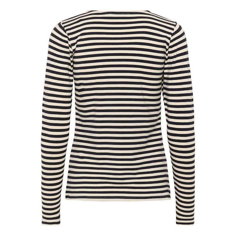 Part Two Clothing Nemajas T-Shirt Whitecap Navy Stripe rear