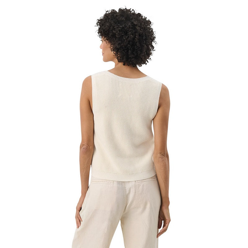 Part Two Clothing Nirmala Tank Top Eggnog on model rear