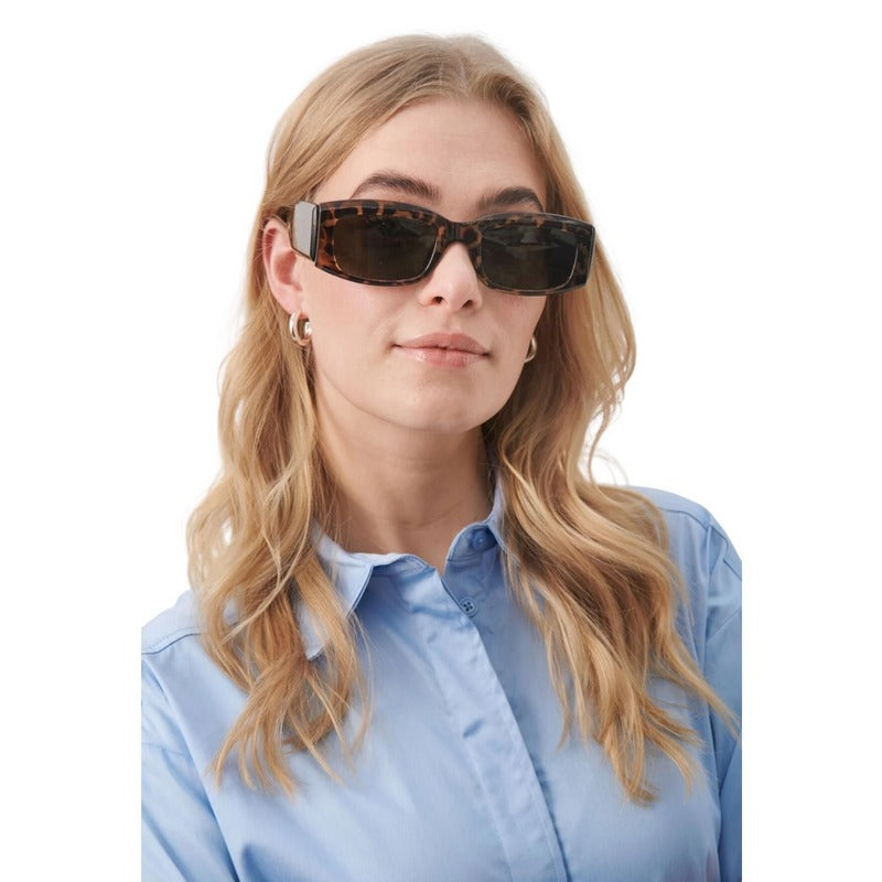 Part Two Eliva Sunglasses Tortoiseshell on model front front