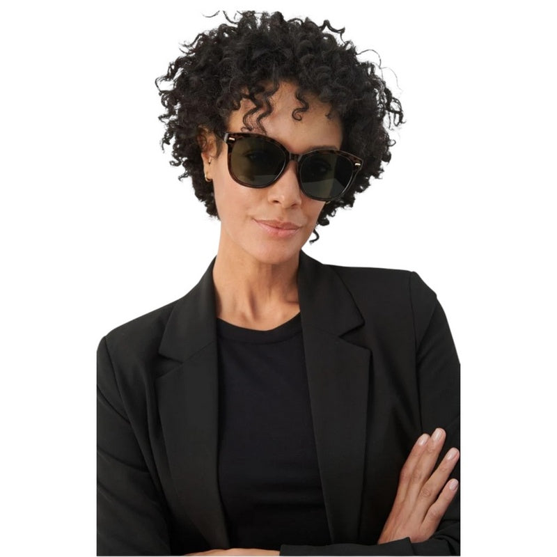 Part Two Narian Sunglasses Tortoiseshell on model front