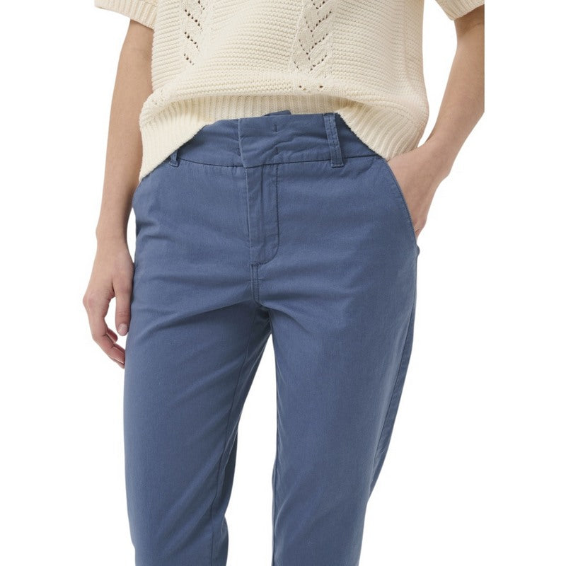 Part Two Soffys Trousers Blue Indigo 30305570-193928 on model close-up