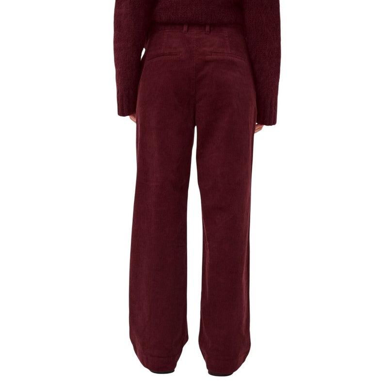Part Two Clothing Clarissi Cord Trousers Tawny Port on model 2 rear