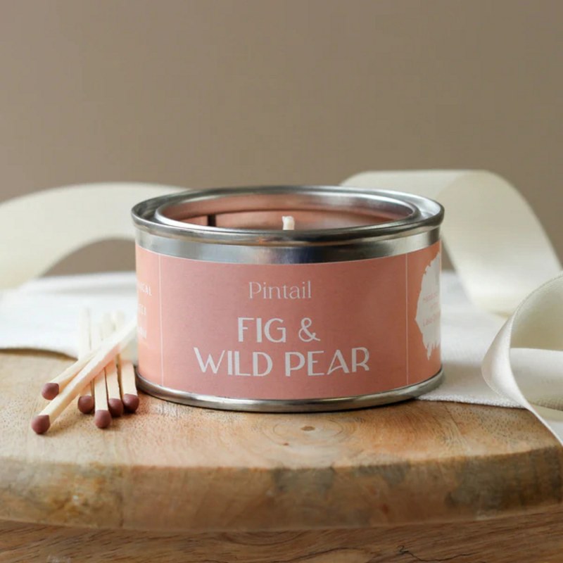 Pintail Candles Fig & Wild Pear Paint Pot Candle unlit