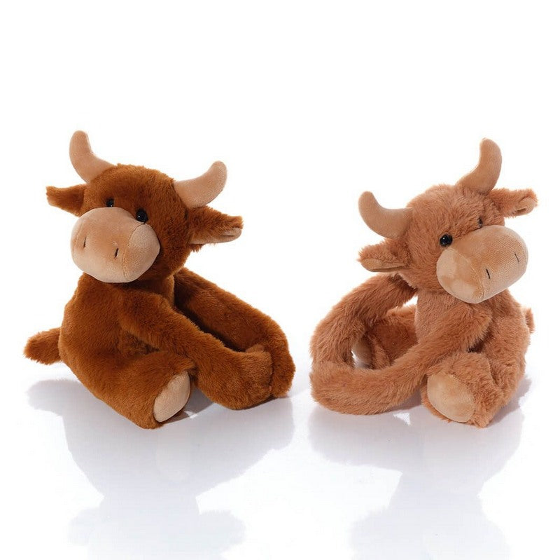 Plush Highland Cow Double Hugging 4PL140 separated