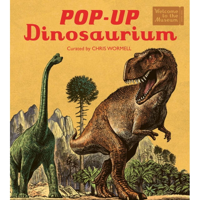 Pop-up Dinosaurium Welcome To The Museum Hardback Book front