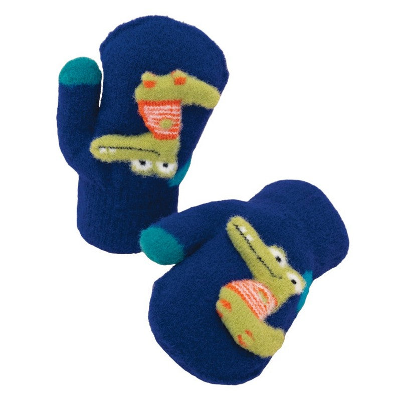 Powder Pal Mittens Smiley Croc Royal Blue PPM14 main