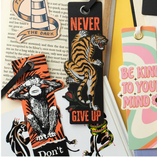 Quirky Bookmarks Don't Give A Monkey's lifestyle