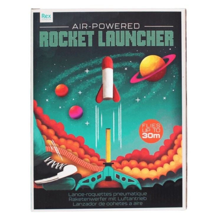 Rex International Air Powered Rocket Launcher Set box front