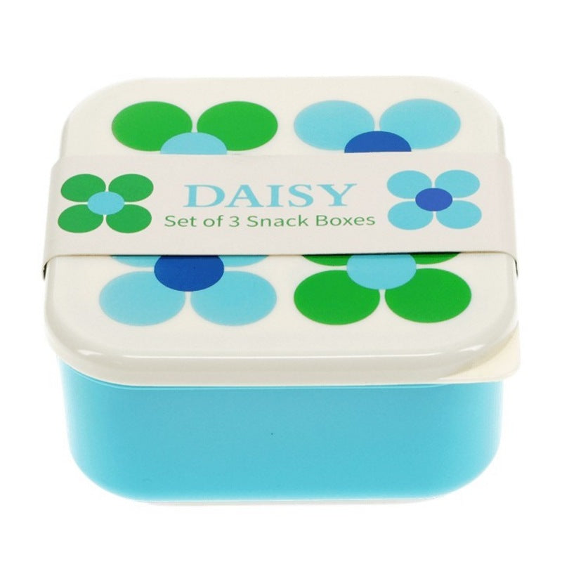 Rex International Blue and Green Daisy Snack Boxes Set 30712 with label