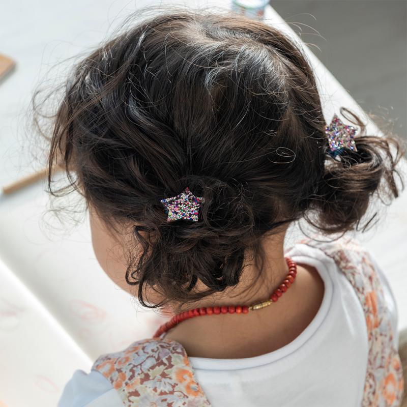 Rex International Fairies In The Garden 4 Glitter star hair bands 30290 on child