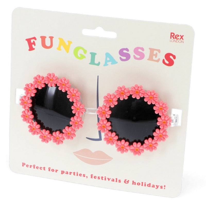 Rex International Funglasses Pink Daisy Sunglasses 30338 package