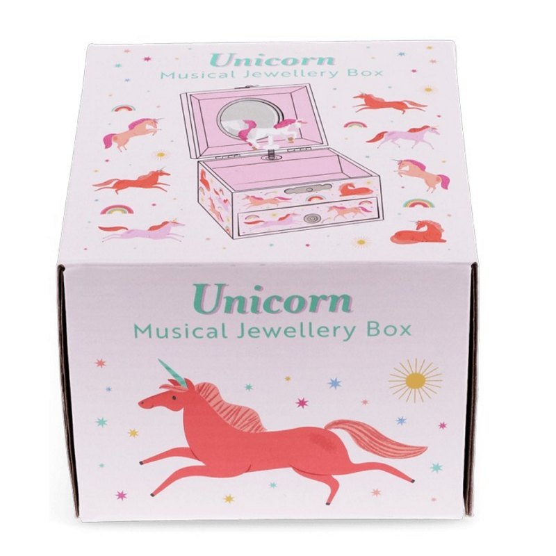 Rex International Musical Jewellery Box Unicorn 31004 box front