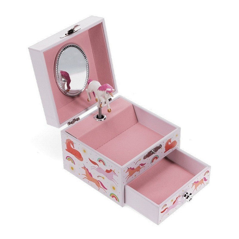 Rex International Musical Jewellery Box Unicorn 31004 side
