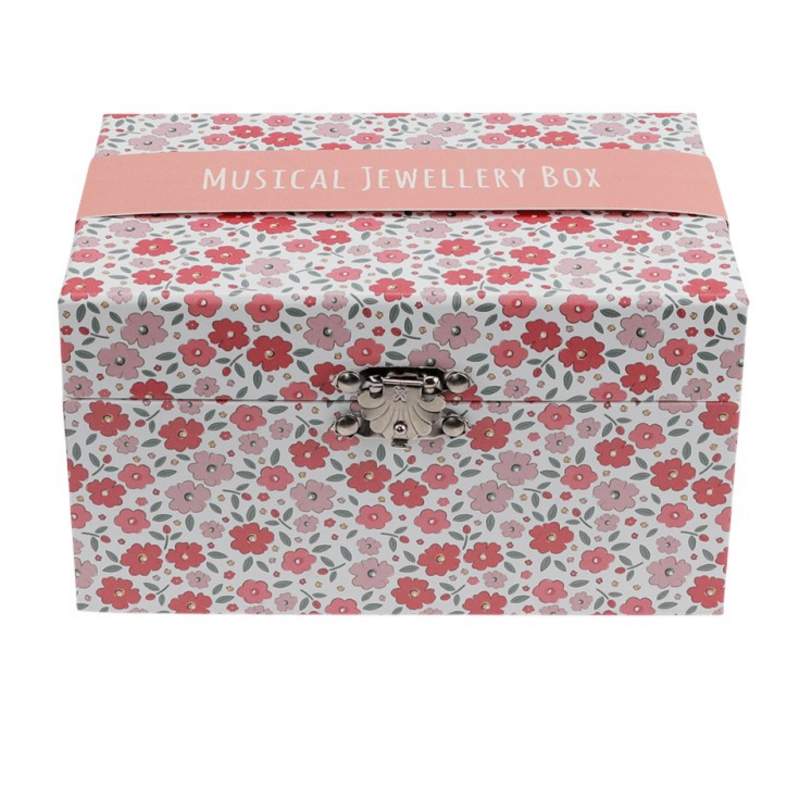 Rex International Pink Tilde Musical Jewellery Box 31810 closed