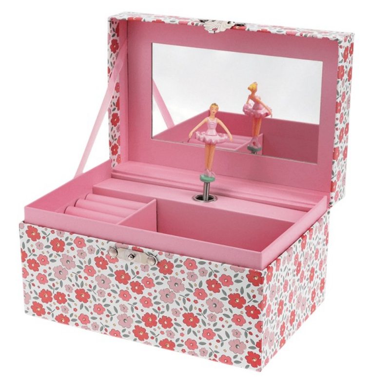Rex International Pink Tilde Musical Jewellery Box 31810 front