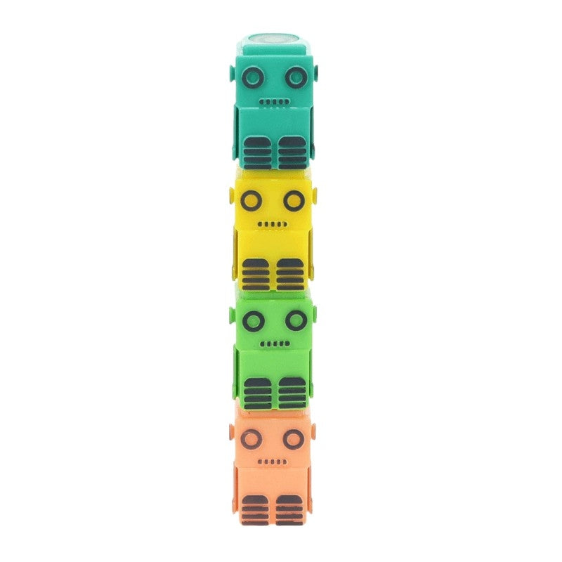 Rex International Robot Stackable Highlighter Set 30989 stacked